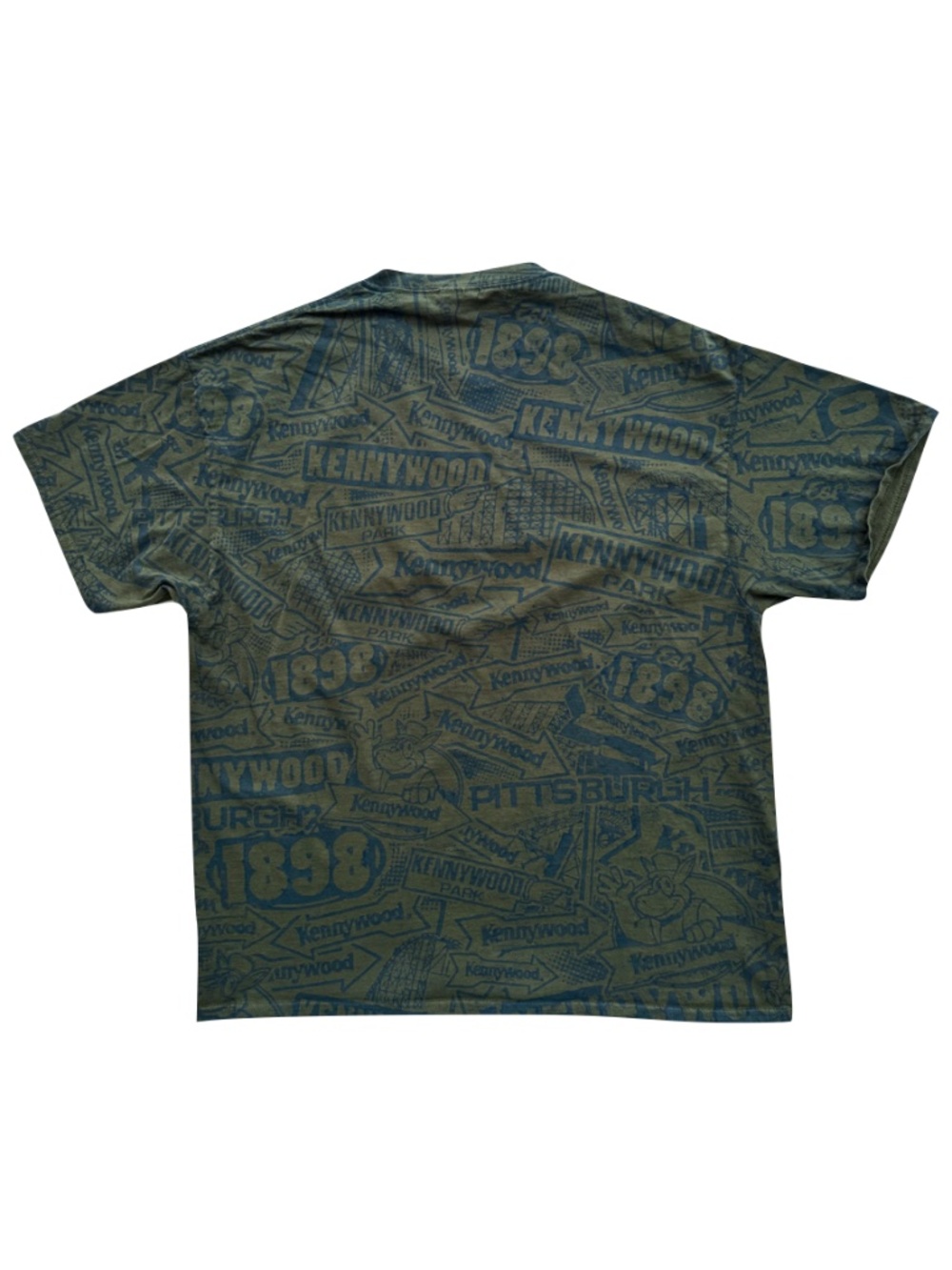 Kennywood Logo Tee with All Over Print Size XL - Picture 3 of 7